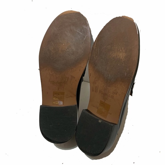 7 / Madewell Women’s Black Leather Loafers - Picture 7 of 8